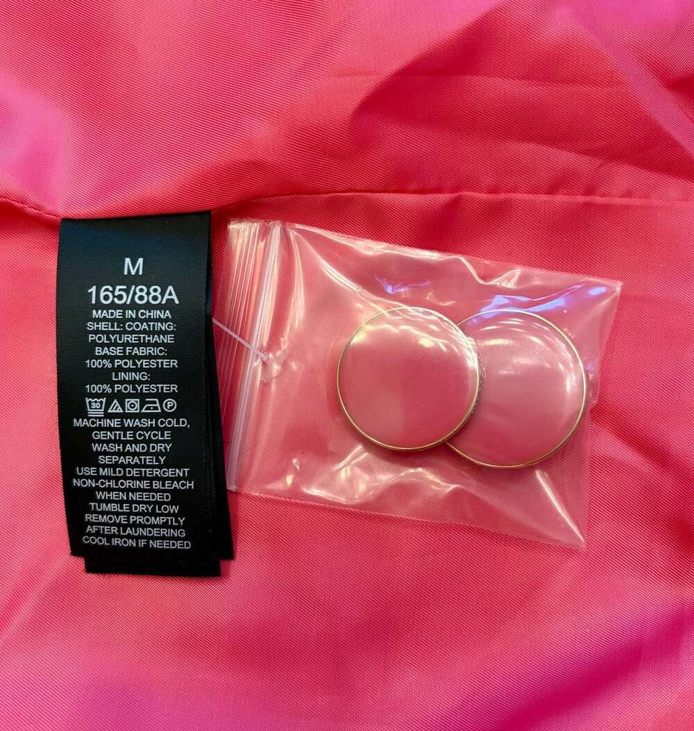 NWOT Kate Spade Coral Pink Belted Trench Coat M - Picture 5 of 14